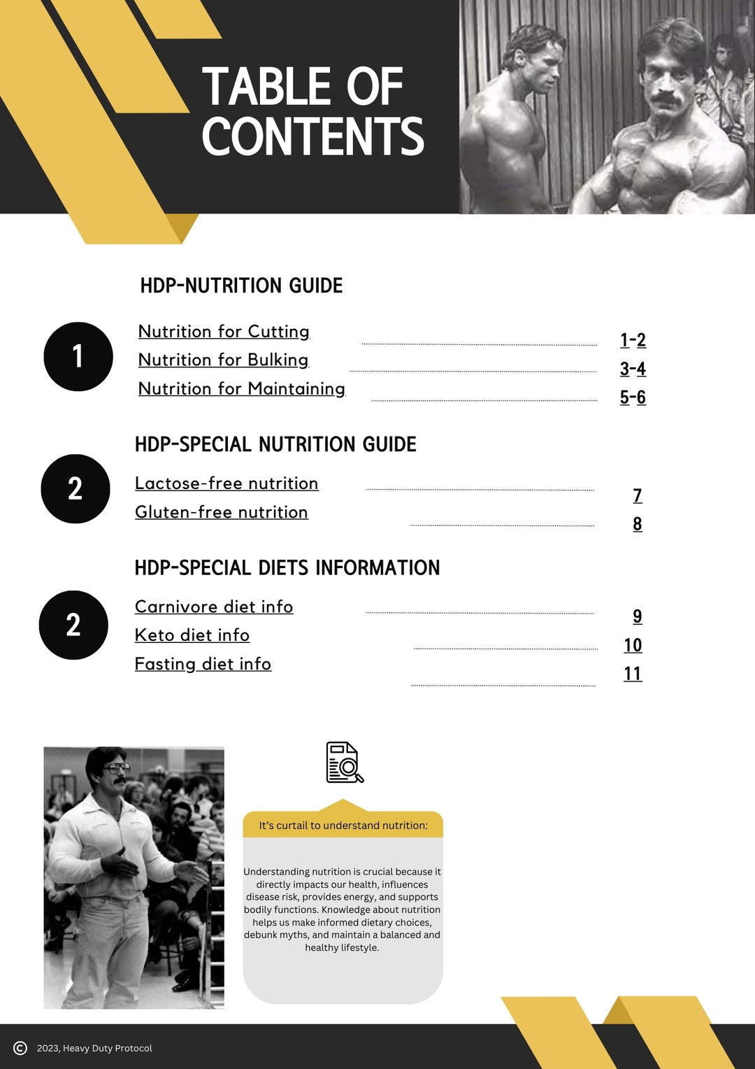 heavy duty nutrition program